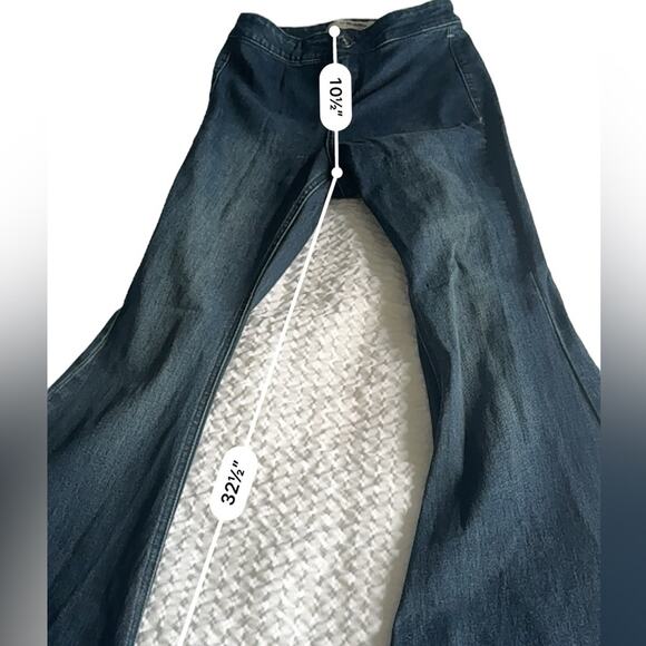 Rock & Roll Cowgirl Women's Bargain Button Bell Jean Size 25 X 34 - Picture 13 of 14